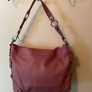 Pre owned Coach Soft Pebbled Leather Cary Shoulder Women’s